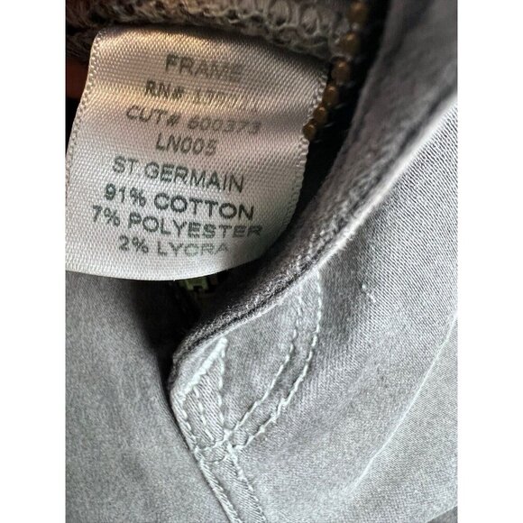 Frame Denim Skinny Jeans Women's Size 26 St Germain Gray Denim - Picture 9 of 12